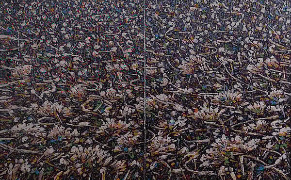 Peykerun-1,Tuvalüzeri akrilboya, dypthicon,150x250 cm,2012, jpg